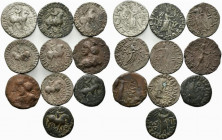 Lot of 10 Oriental Greek Æ and BI coins, to be catalog. Lot sold as is, no return
