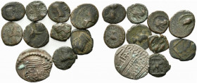 Lot of 10 Oriental Greek Æ and AR coins, to be catalog. Lot sold as is, no return