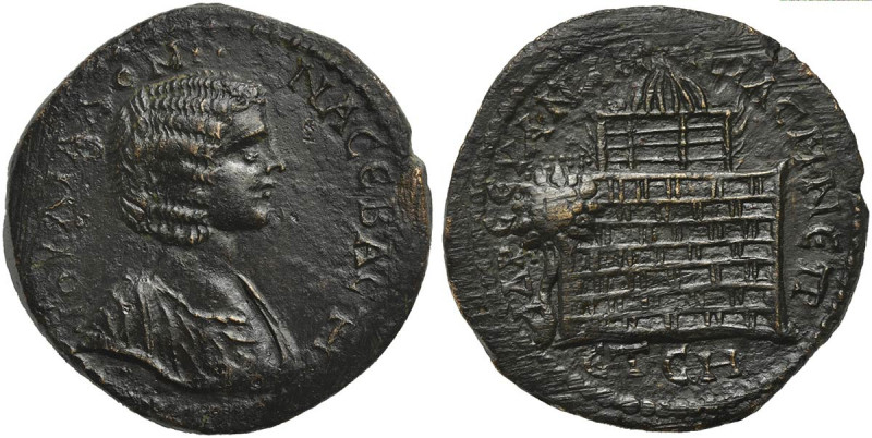 Julia Domna (Augusta, 193-217). Pontus, Amaseia. Æ (30mm, 17.86g, 7h). Draped bu...