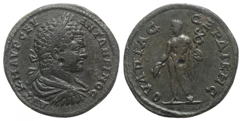 Caracalla (198-217). Thrace, Serdica. Æ (30mm, 14.93g, 6h). Laureate, draped and...