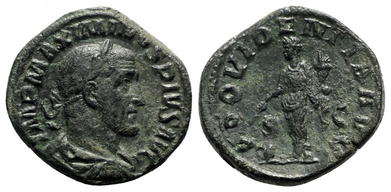 Maximinus I (235-238). Æ Sestertius (31mm, 21.19g, 12h). Rome, 236-7. Laureate, ...