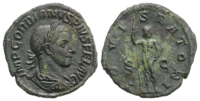 Gordian III (238-244). Æ Sestertius (31mm, 15.89g, 12h). Rome, 241-3. Laureate, ...