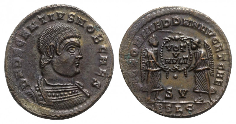 Decentius (Caesar, 350/1-353). Æ Centenionalis (23mm, 4.72g, 6h). Lugdunum, 351-...