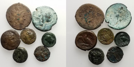 Lot of 7 Greek Æ coins, to be catalog. Lot sold as is, no return