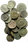 Mixed lot of 26 Greek, Roman and Modern Æ coins, to be catalog. Lot sold as is, no return
