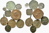 Mixed lot of 9 AR and Æ Greek, Roman and Modern coins and medals, to be catalog. Lot sold as is, no return