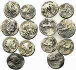 Lot of 7 Roman Republican AR Denarii, to be catalog. Lot sold as is, no return