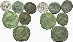 Lot of 6 Roman Republican and Roman Imperial, AR and Æ coins, to be catalog. Lot sold as is, no return