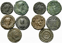 Lot of 5 Roman Provincial and Roman Imperial Æ coins, to be catalog. Lot sold as is, no return