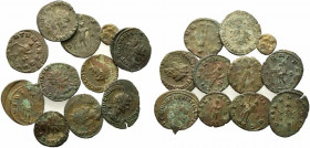 Lot of 11 Roman Imperial Antoninianii, to be catalog. Lot sold as is, no return