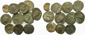 Lot of 11 Roman Imperial Antoninianii, to be catalog. Lot sold as is, no return