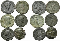 Lot of 6 Roman Imperial Æ coins, to be catalog. Lot sold as is, no return