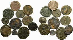 Lot of 11 Late Roman Imperial Æ coins, to be catalog. Lot sold as is, no return