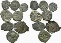 Lot of 8 Byzantine Æ Folles, to be catalog. Lot sold as is, no return