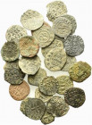 Lot of 30 Medieval Æ and BI coins, to be catalog. Lot sold as is, no return