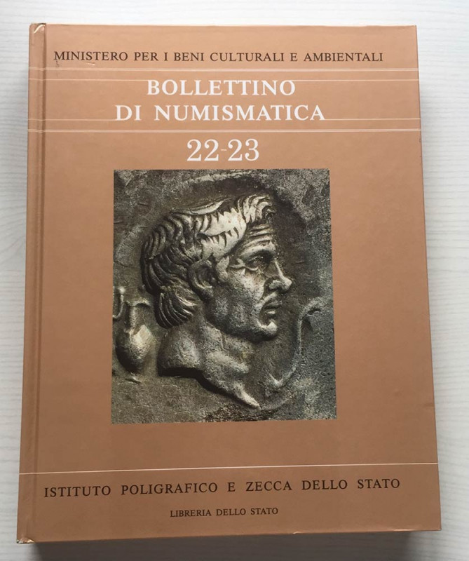 Bollettino di numismatica N. 22-23, Gennaio-Dicembre,1994, Anno XII, Serie I. Ca...