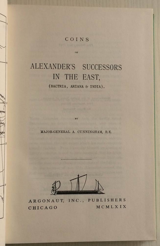 Maj. A. Gen. Sir. Cunningham Coins of Alexander's Successors in the East (Bactri...