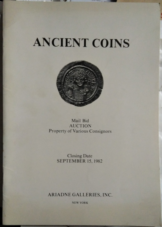 ARIADNE GALLERIES INC New York – Auction 7 december 1982. Ancient coins. Pp. 70,...