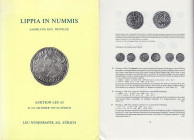 LEU NUMISMATIK AG - Auktion 63. 23-24 oktober 1995. Sammlung Paul Weweler. Lippia in Nummis. Pp. 303, nn. 1206 ill. b/n.