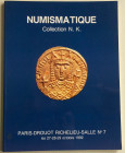 Bourgey E. & Sabine-Louis. Collection N. K. monnaies byzantines, barbares, orient latin, armeniennes. Paris 27/29 October 1992. Brossura editoriale. p...