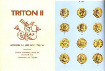 CNG - Freeman & Sear – NAC - NewYork, Dec. 1-2, 1998. Triton II. Pp. 247, 16 colour plates, all coins illustrated. 1206 ancient coins among 1331 lots....