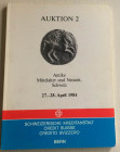Credit Suisse. Auktion 2. Antike Mitterlalter und Neuzeit,Schweiz. Berne 27-28 April 1984. Brossura editoriale. 189 pp, lotti1345. ill b/n. Ottima cop...