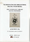HESS DIVO AG. Auktion 316 Zurich 29/10/2009: Numismatische Bibliothek Frank Sterberg. Legatura editoriale, pp. 144, nn. 1193, ill. importante vendita ...