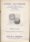SCHULMAN H. - New York, 18 – March, 1966. The Howard D. Gibbs collection, of counterstamped, necessity and siege coins of the America. Pp. 140, nn. 22...