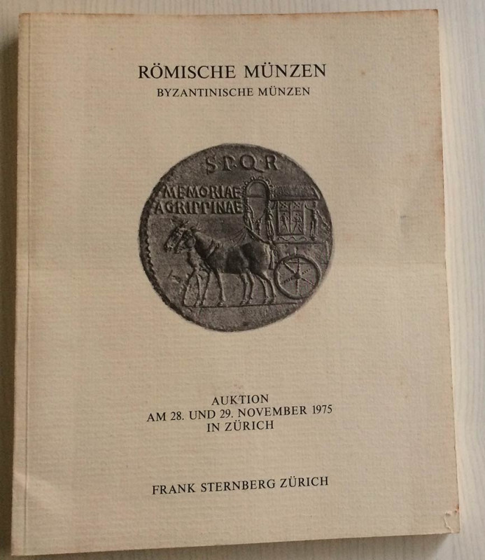 Sternberg F. Auktion V. Romische Munzen, Byzantinische Munzen. 28-29 November 19...