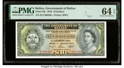 Belize Government of Belize 10 Dollars 1.1.1976 Pick 36c PMG Choice Uncirculated 64 EPQ. 

HID09801242017

© 2022 Heritage Auctions | All Rights Reser...
