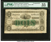 Brazil Thesouro Nacional 2 Mil Reis 1.6.1833 Pick A220x Counterfeit PMG Choice Very Fine 35. 

HID09801242017

© 2022 Heritage Auctions | All Rights R...