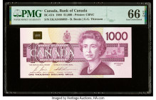 Canada Bank of Canada $1000 1988 BC-61b PMG Gem Uncirculated 66 EPQ. 

HID09801242017

© 2022 Heritage Auctions | All Rights Reserved