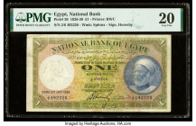 Egypt National Bank of Egypt 1 Pound 6.7.1926 Pick 20 PMG Very Fine 20. This example has been repaired.

HID09801242017

© 2022 Heritage Auctions | Al...