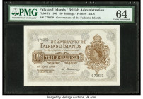 Falkland Islands Government of the Falkland Islands 10 Shillings 10.4.1960 Pick 7a PMG Choice Uncirculated 64. 

HID09801242017

© 2022 Heritage Aucti...