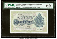 Falkland Islands Government of the Falkland Islands 1 Pound 1.12.1977 Pick 8c PMG Superb Gem Unc 69 EPQ. 

HID09801242017

© 2022 Heritage Auctions | ...