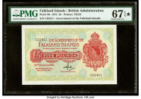 Falkland Islands Government of the Falkland Islands 5 Pounds 30.1.1975 Pick 9b PMG Superb Gem Unc 67 EPQ S. 

HID09801242017

© 2022 Heritage Auctions...