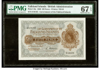 Falkland Islands Government of the Falkland Islands 50 Pence 25.9.1969 Pick 10a PMG Superb Gem Unc 67 EPQ. 

HID09801242017

© 2022 Heritage Auctions ...