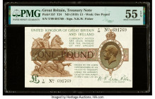 Great Britain Treasury Note 1 Pound ND (1919) Pick 357 PMG About Uncirculated 55 EPQ. 

HID09801242017

© 2022 Heritage Auctions | All Rights Reserved...