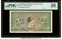 Luxembourg Banque Internationale a Luxembourg 100 Francs 21.4.1956 Pick 13a PMG Choice About Unc 58. 

HID09801242017

© 2022 Heritage Auctions | All ...