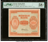 Norway Norges Bank 100 Kroner 1945 Pick 28a1 PMG Choice About Unc 58 EPQ. 

HID09801242017

© 2022 Heritage Auctions | All Rights Reserved