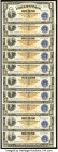 Philippines Philippine National Bank 1 Peso ND (1949) Pick 117c 20 Consecutive Examples Crisp Uncirculated. An ink mark is present on one example. Min...