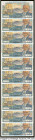 Saint Pierre and Miquelon Caisse Centrale de la France d'Outre-Mer 5 Francs ND (1950-60) Pick 22 Twenty Consecutive Examples Crisp Uncirculated. 

HID...