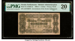 Straits Settlements Government of the Straits Settlements 1 Dollar 1.9.1906 Pick 1b KNB2-3c PMG Very Fine 20. 

HID09801242017

© 2022 Heritage Auctio...