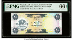 United Arab Emirates Currency Board 10 Dirhams ND (1973) Pick 3a PMG Gem Uncirculated 66 EPQ. 

HID09801242017

© 2022 Heritage Auctions | All Rights ...