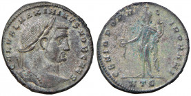 Galerio (305-311) Follis (Heraclea) Busto laureato a d. - R/ Genio stante a s. - RIC 18 AE (g 10,54)
