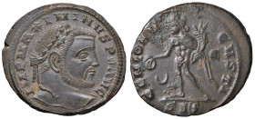 Massimino II (310-313) Follis (Siscia) Busto a d. - R/ Genio stante a s. - RIC 200 AE (g 7,27)