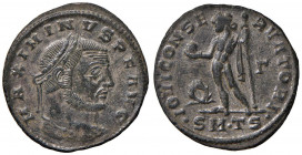 Massimino II (310-313) Follis (Thessalonica) Busto a d. - R/ Giove stante a s. - AE (g 3,89)