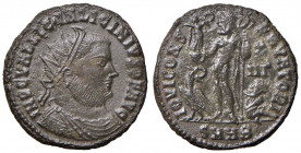 Licinio (308-324) Follis (Heraclea) Busto radiato a d. - R/ Giove stante a s. - AE (g 4,93)