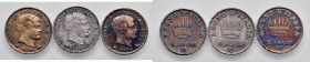 Napoleone (1805-1814) Milano - 5 Soldi 1809 e 1810 (2) - AG Lotto di tre monete come da foto