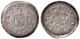 AQUILEIA Pietro Gerra (1299-1301) Denaro - Biaggi 159 AG (g 1,00) RRR